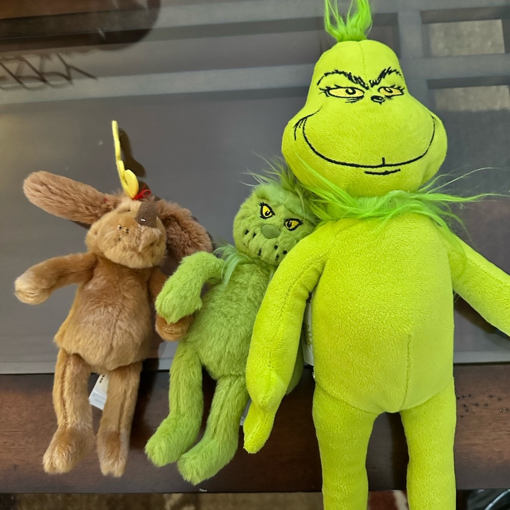 Dr. Seuss The Grinch and Max Plush Toys